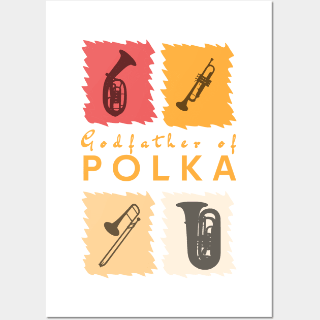 Godfather of Polka Wall Art by DePit DeSign